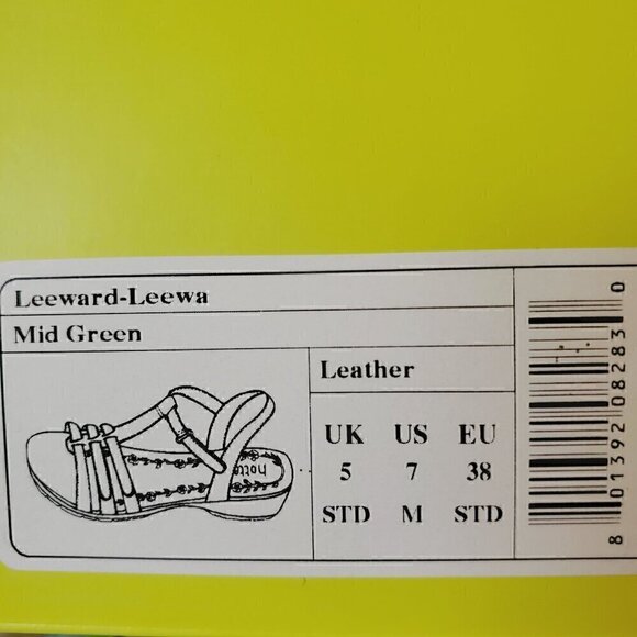 Hotter Leeward Green Sandals, Woman's Sandals - Picture 4 of 4